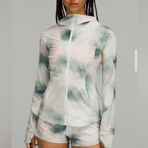 (14) Mist Over Windbreaker *Reflective ColourSpray Camo Silver Blue Multi Sirius